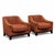 Art Deco 20th-C. Art Deco Style Club Chairs in Paisley by Baker Furniture - Pair For Sale - Image 3 of 6