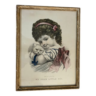 Antique Currier & Ives Print Dated 1877 For Sale