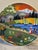 Two lovely trinket dishes/catchalls are hand painted with an autumn motif. This colorful folk art was designed by Barbara...