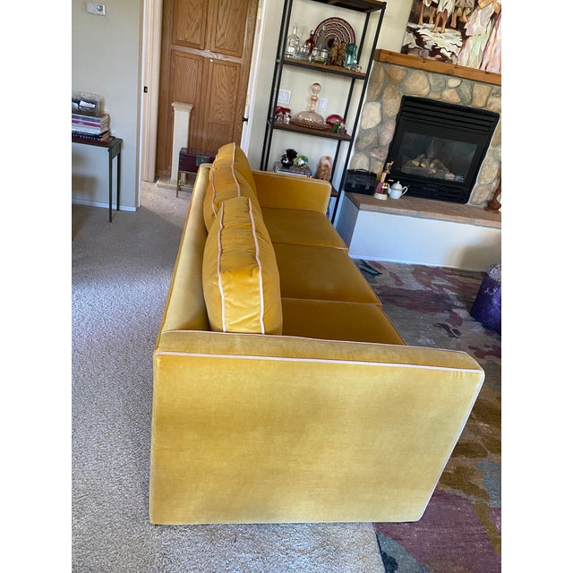 Anthropologie Carroll Contrast Piping Sofa 86" For Sale - Image 10 of 10