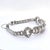 Silver Antique Edwardian Art Deco Platinum Diamond Bracelet For Sale - Image 8 of 10
