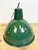 Industrial Green Enamel Factory Pendant Lamp, 1960s For Sale - Image 10 of 18