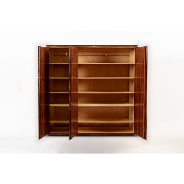 Jacob Kjær Exceptional Mid Century Danish Modern Floating Rosewood Wall Cabinet 1950s For Sale - Image 4 of 13