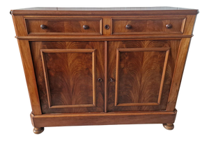 Biedermeier Style Cabinet in Mahogany, 1860s