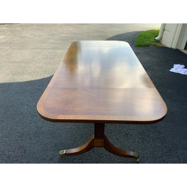 1940s Drop Leaf Mahogany Table From Sahon Ny Tradition Furniture For Sale - Image 10 of 12
