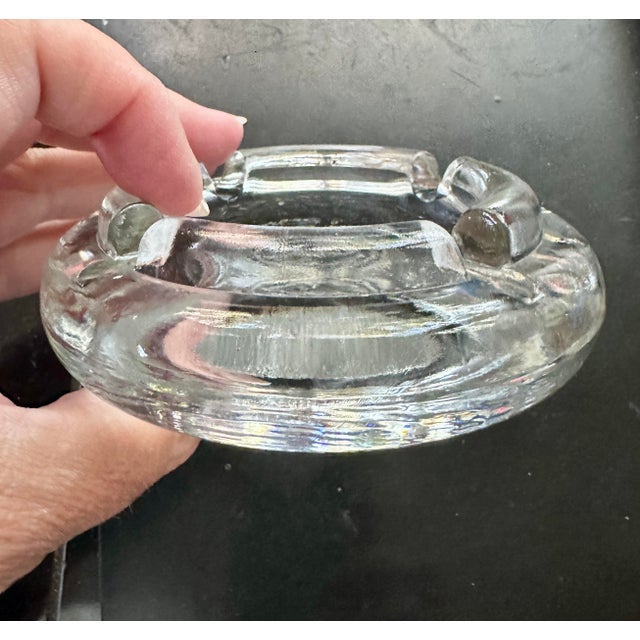 Rare Eastern & Oriental Express E&o Luxury Train Rail Ashtray Glass Trinket Dish For Sale - Image 4 of 5