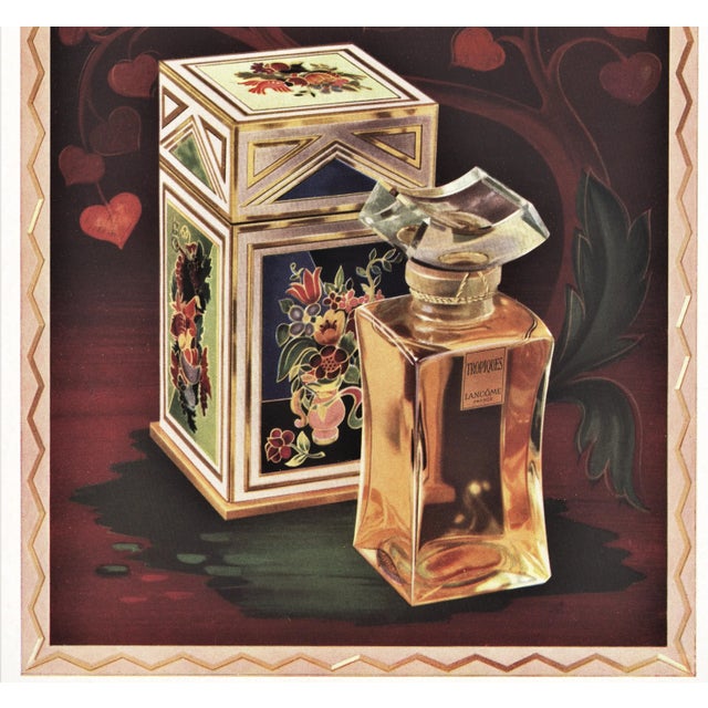 1947 Mid-Century Lancome Perfume Print For Sale - Image 4 of 5