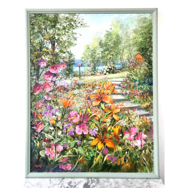 Add some vibrant color to your home with the Dorothy Fanizzi Oil on Canvas Painting 'Tiger Lilies'. This stunning painting...