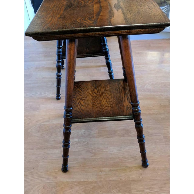 Antique Side Tables With Spindle Legs A Pair Chairish