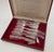 1980s 1980s Silver Plated Pastry Forks , La Regence - Set of 6 For Sale - Image 5 of 14