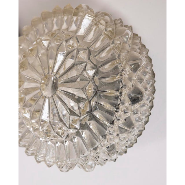 Vintage Glass Wall Lamps, 1970s, Set of 2 For Sale - Image 6 of 12