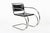 Bauhaus Mr20 Black Leather Arm Chairs by Mies Van Der Rohe for Knoll, 1979 For Sale - Image 10 of 13
