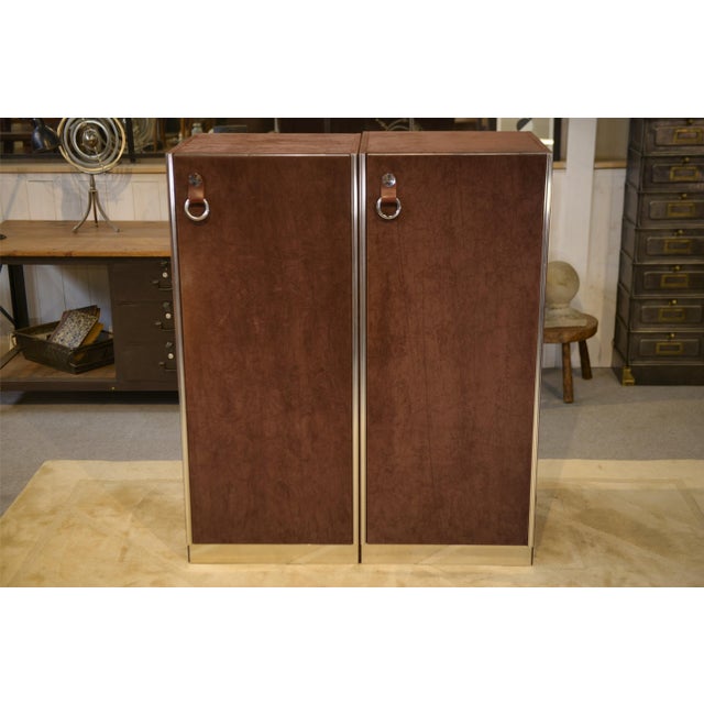 Wardrobes by Guido Faleschini and Mariani for Hermès, 1970s, Set of 2 For Sale - Image 3 of 14