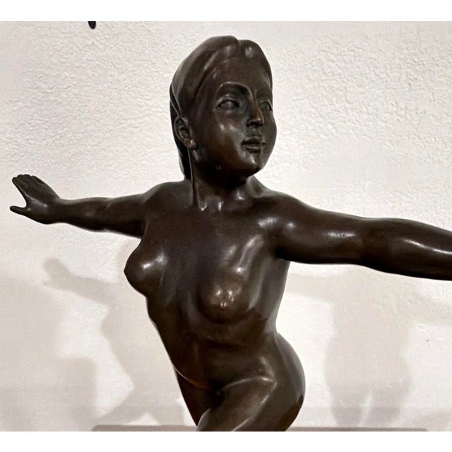 Metal Late 20th Century After Fernando Botero Bronze Ballerina Sculpture For Sale - Image 7 of 7