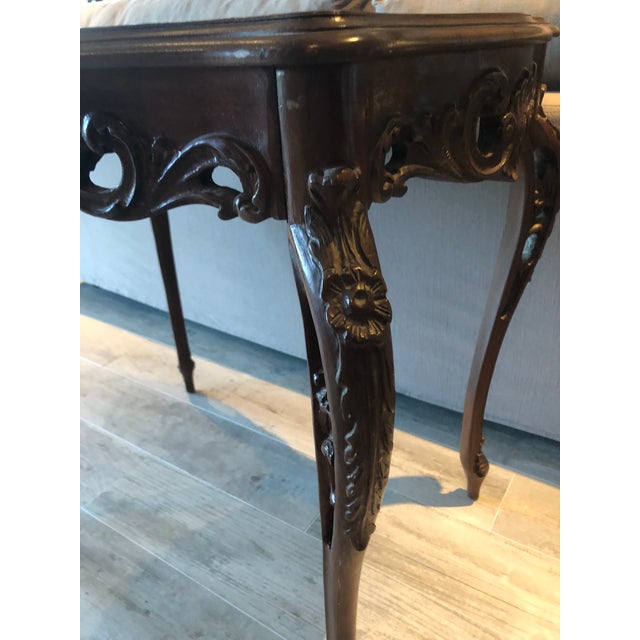 Mid 20th Century Antique Walnut Table For Sale - Image 5 of 9