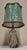 Vintage Table Lamp with Clear Twisted Block Glass Base by Lamplove, 1970s, in Very Good conditions. Designed 1970 to 1979...