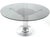 Postmodern Chromed Metal Dining Table with Round Tempered Glass Top, Italy, 1970s For Sale - Image 9 of 9