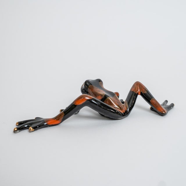 Mid-Century Modern Late 20th Century Tree Frog Sculpture in the Style of Tim “Frogman” Cotterill For Sale - Image 3 of 8