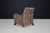 Dutch Art Deco Lounge Chair with Sculptural Walnut Arms, 1930s For Sale - Image 3 of 14
