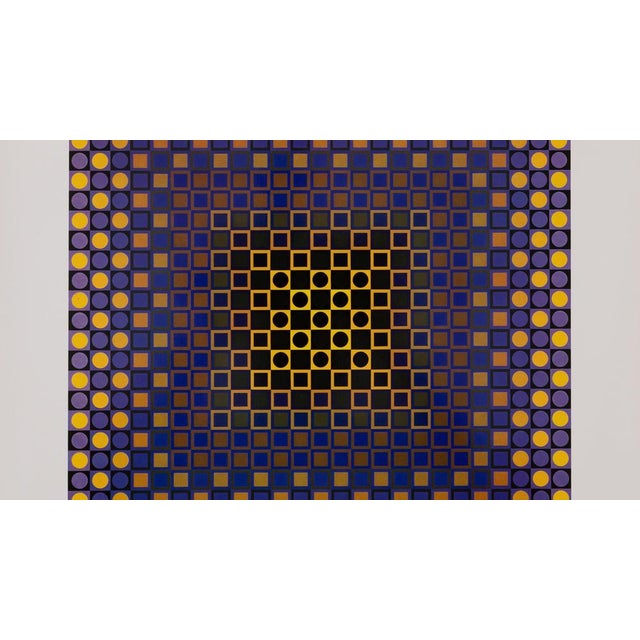 Victor Vasarely, ALOM, Etching For Sale - Image 4 of 6