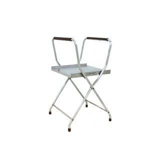 Lakeside Vintage 1960s Chrome Folding Tray Stand For Sale