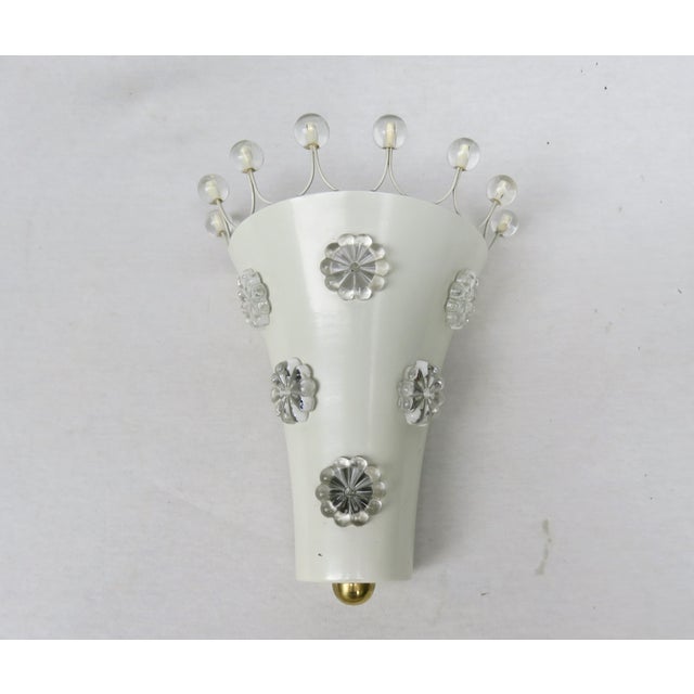 Ceiling Light and Wall Lights from L. A. Riedinger Bronzewarenfabrik Gmbh, Augsburg, 1950s, Set of 3 For Sale - Image 14 of 18