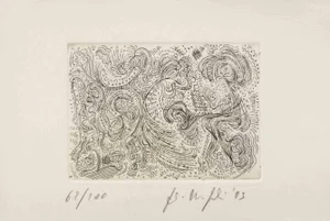 Fausto Maria Franchi, Abstract Composition, Etching, 2003