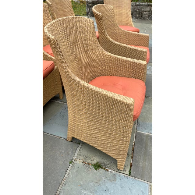 Early 21st Century "Grange 1904 Meubles" Outdoor Chairs - Set of 8 For Sale - Image 9 of 11