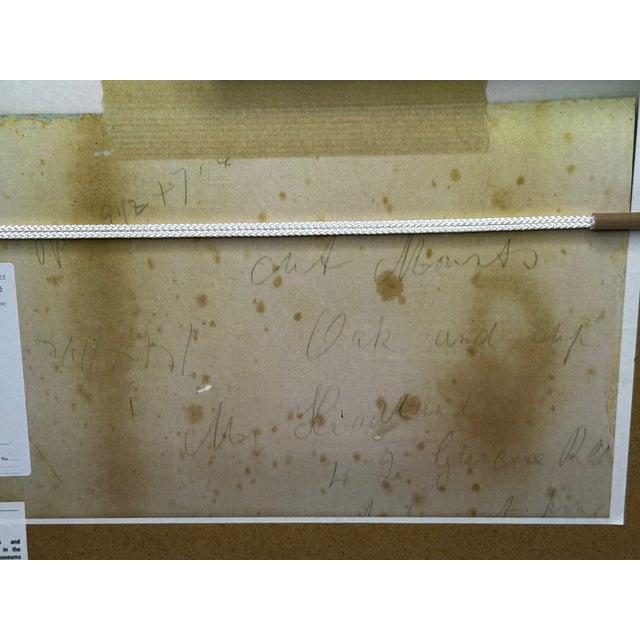 Antique Colonial Nautical Painting Hong Kong School Gouache, Outbound Junk on the Pearl River, Hong Kong, Circa 1914 For Sale - Image 18 of 18