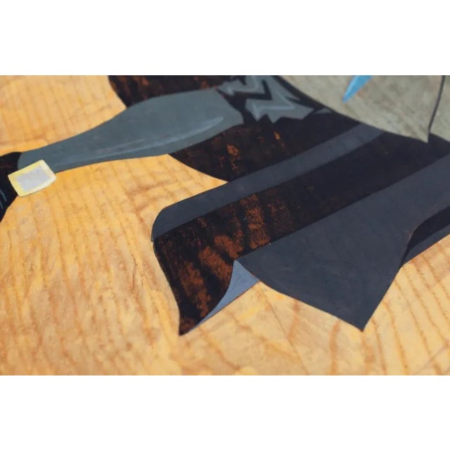 1970s Menossi, Neapolitan Carnival, 1970-1980, Painting on Wood For Sale - Image 5 of 10