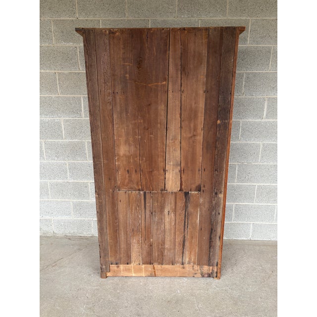 Primitive Antique Pine Tilt Top Plantation Desk W/ Bookcase (Circa 1700's) For Sale In Philadelphia - Image 6 of 12