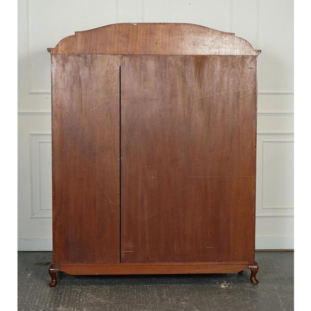Victorian Queen Anne Burr Walnut Wardrobe For Sale - Image 18 of 18