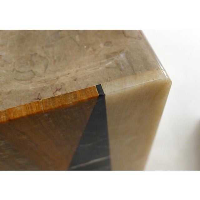 Art Deco Bookends in Marble and Onyx Block, 1930s, Set of 2 For Sale - Image 10 of 13