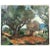 Rodolphe Fornerod Swiss - French 1877 - 1953 Impressionist landscape with olive trees and valley farmhouse view. Oilon...