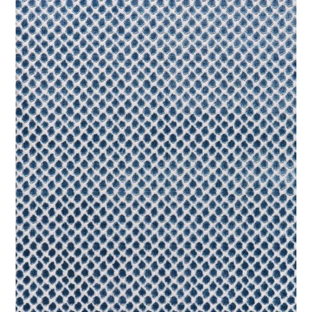 Traditional The House of Scalamandré Etosha Velvet Fabric, Bluestone For Sale - Image 3 of 3