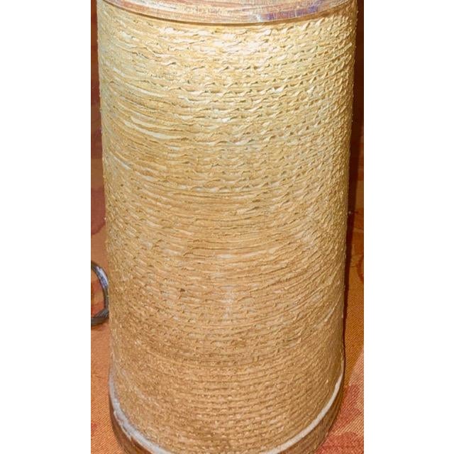 Mid 20th Century Mid 20th Century Mid Century Modern Gregory Van Pelt Cardboard and Wood Lamp For Sale - Image 5 of 8