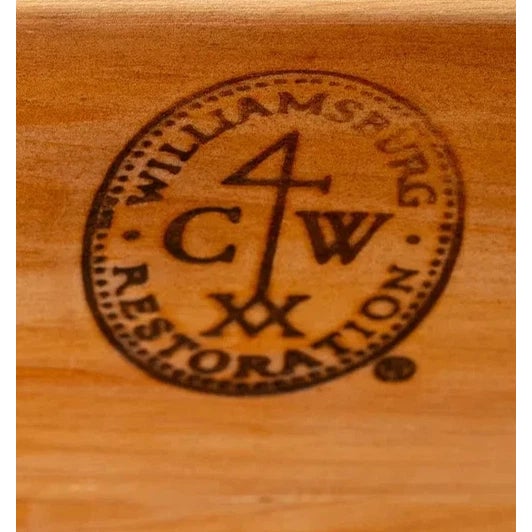 Brown Late 20th Century Baker Colonial Williamsburg Collection Chippendale Mahogany Highboy "Rare" For Sale - Image 8 of 10