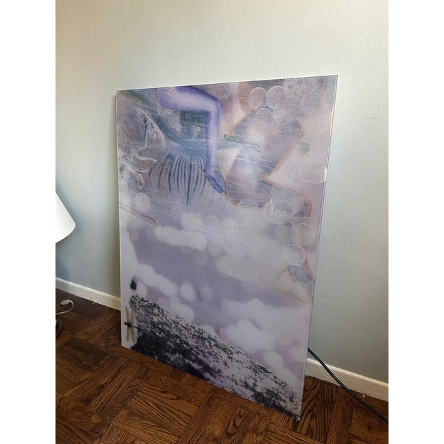 Abstract Sheree Friedman Contemporary Plexi-Sandwiched Print — Dragonfly / Abstract, 40" X 30" For Sale - Image 3 of 7