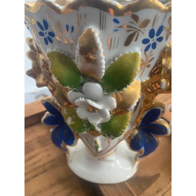 European Porcelain Vases - A Pair For Sale In Providence - Image 6 of 9