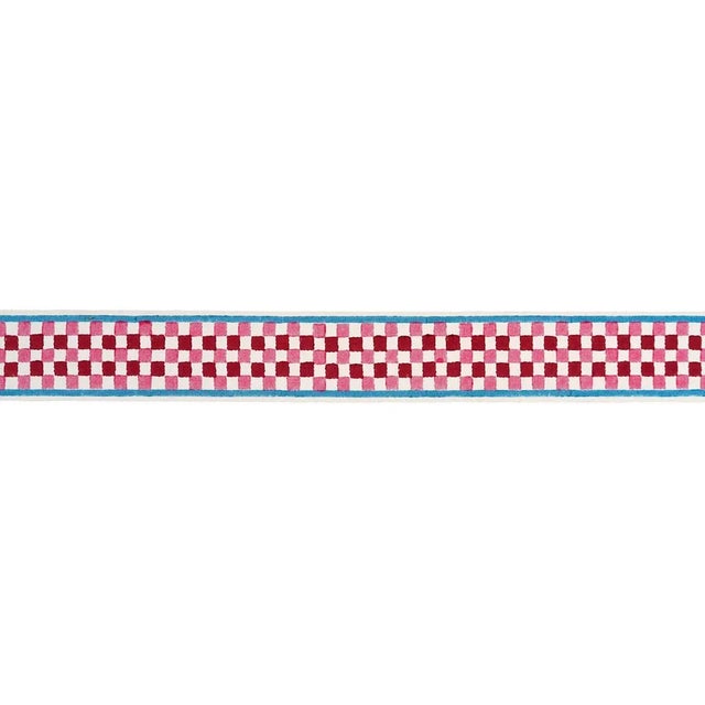 Designed in the U.K. and block-printed by hand in India, Molly Mahon’s Chequer Hand Block Trim is a 100% cotton tape that...