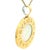 Bulgari 1990s Bulgari Reversible Onyx and Mother-of-Pearl 18k Gold Pendant For Sale - Image 4 of 10