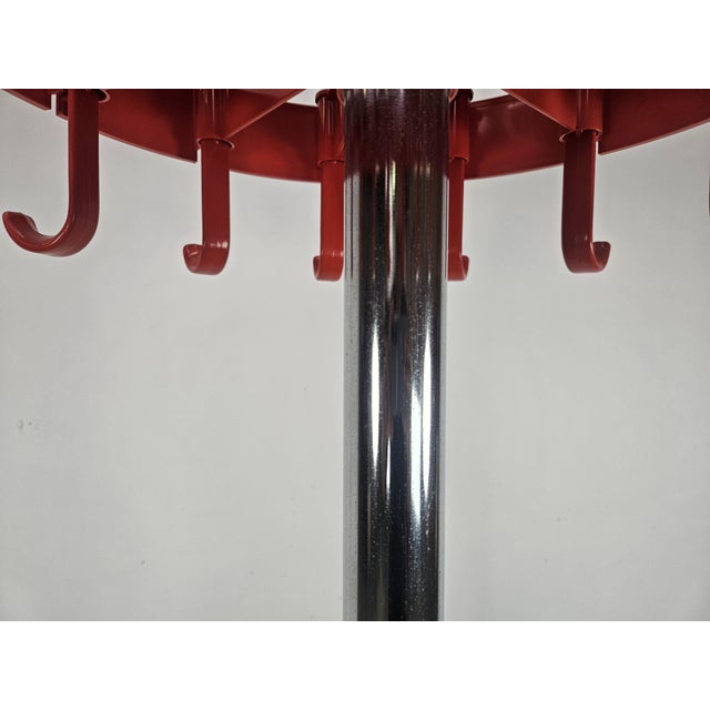 Space Age Coat Hanger in Plastic and Steel by Dal Vera, 1970s For Sale - Image 9 of 18