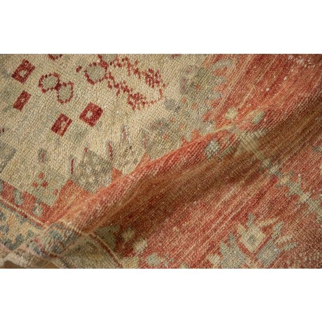 Old New House Vintage Distressed Oushak Rug Runner - 2'7" x 4'11" For Sale - Image 4 of 8
