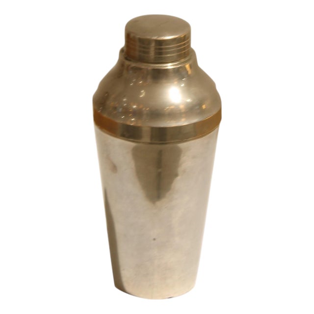 Alpaca Cocktail Shaker with Screw Cap, Italy, 1960 For Sale