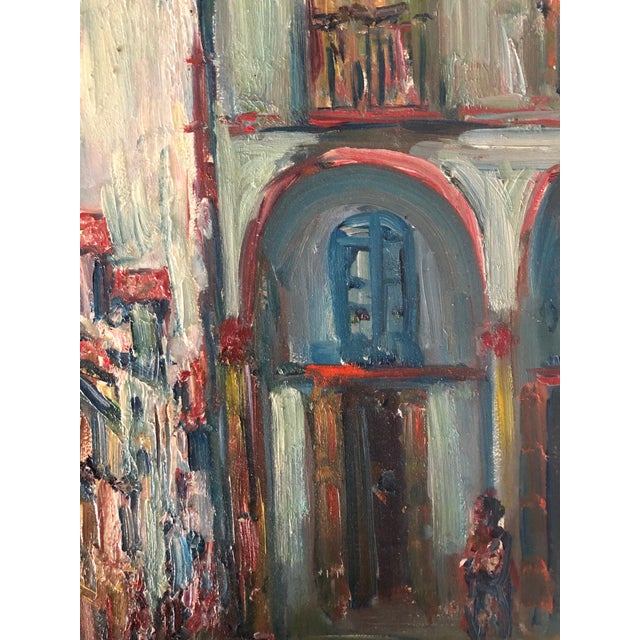 Post Impressionist Jacques Zucker, street scenery For Sale - Image 3 of 5