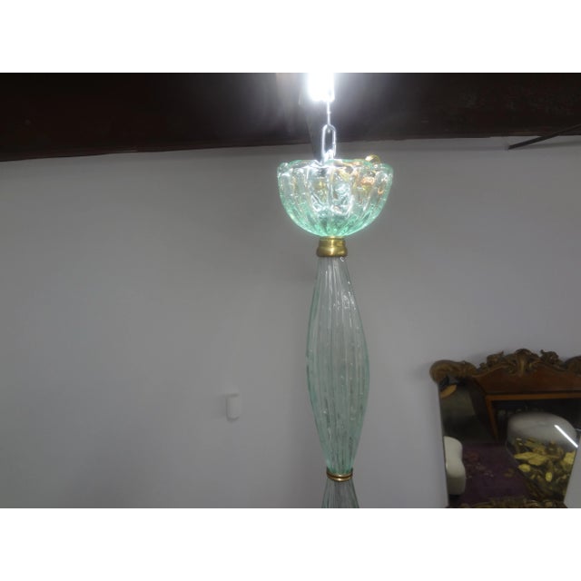 Metal 1970s Vintage Murano Glass Lantern by Barovier & Toso For Sale - Image 7 of 11