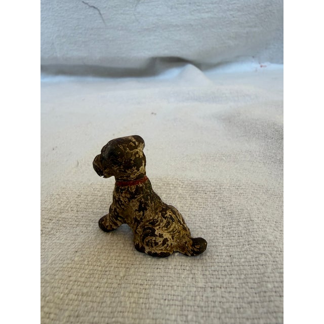 Hubley Manufacturing Company 1920s Cast Iron Mini Hubley Terrier For Sale - Image 4 of 11