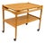 Oak Serving Trolley with Tray by Poul Hundevad, Denmark, 1960s For Sale