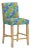 Chelsea Counter Stool in Blue Citrine Loiret For Sale
