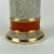 Royal Copenhagan 1960's Royal Copenhagen Denmark Grey Crackle Ceramic Vase With Orange & Gilded Bands For Sale - Image 4 of 8